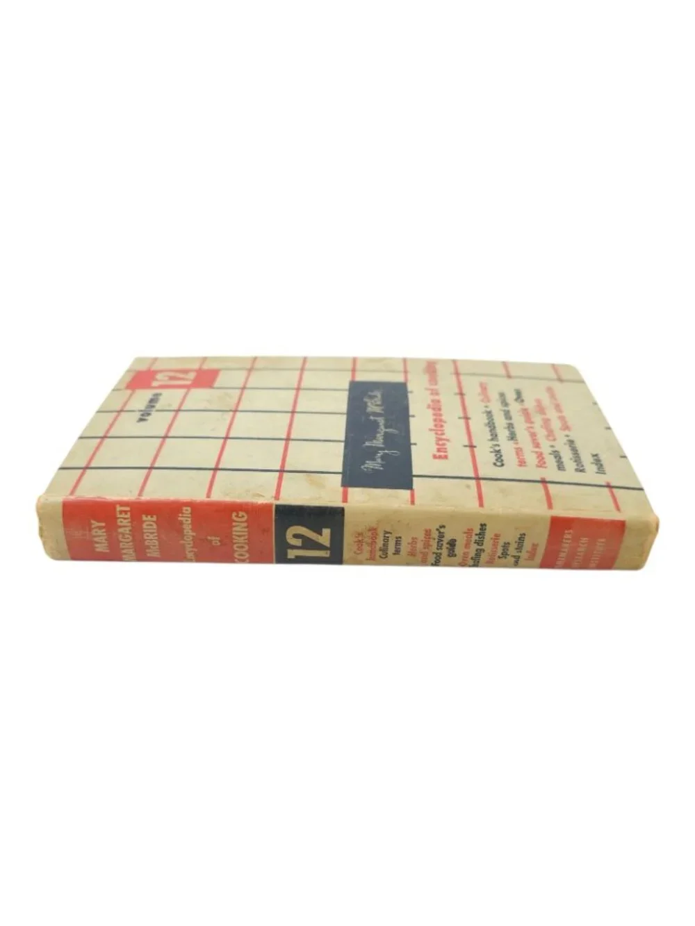 Mary Margaret McBride Encyclopedia of Cooking Volume 12 Vintage 1958 Cookbook HC